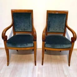 Pair of Neoclassical Armchairs - Full Profile - Styylish
