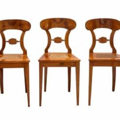 Six Biedermeier Board Chairs - Three Together - Styylish
