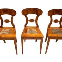 Six Biedermeier Board Chairs - Veneer Detail - Styylish