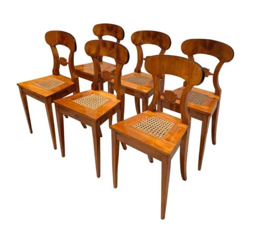 Six Biedermeier Board Chairs - Set of Six at an Angle - Styylish