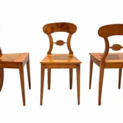 Six Biedermeier Board Chairs - Front and Side View - Styylish