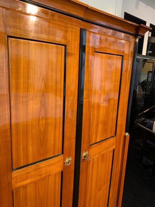Biedermeier Armoire, Cherry Solid Wood, South Germany, circa 1820