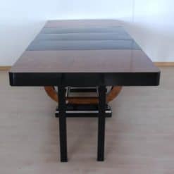 Expandable Art Deco Table - Extended with Inlay Plates - Styylish