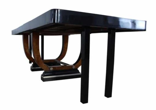 Expandable Art Deco Table - Extended with Extra Legs - Styylish