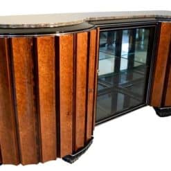 Large Art Deco Sideboard, Amboyna Roots and Rosewood, France/Paris circa 1925