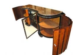 Large Art Deco Sideboard, Amboyna Roots and Rosewood, France/Paris circa 1925