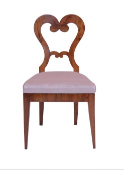 Six Biedermeier style chairs-front view- styylish