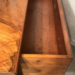 Biedermeier walnut dresser- inside of a drawer- styylish