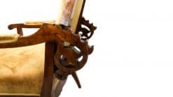 Biedermeier bergere armchair- detail- styylish