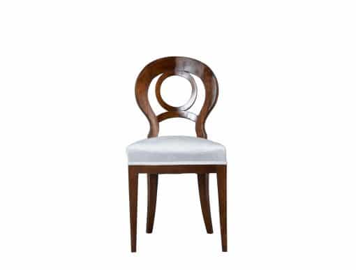 Biedermeier Chairs Walnut- front- styylish