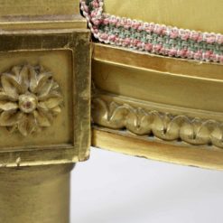 Louis XVI Style armchair- detail of front leg- styylish