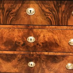 Biedermeier walnut dresser- Detail of drawers- styylish