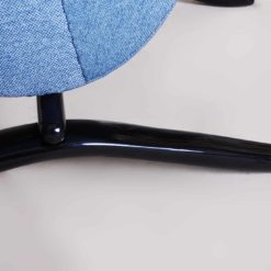 Pair of Blue Armchairs- closeup legs- styylish