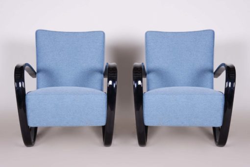 Pair of Blue Armchairs- front- styylish