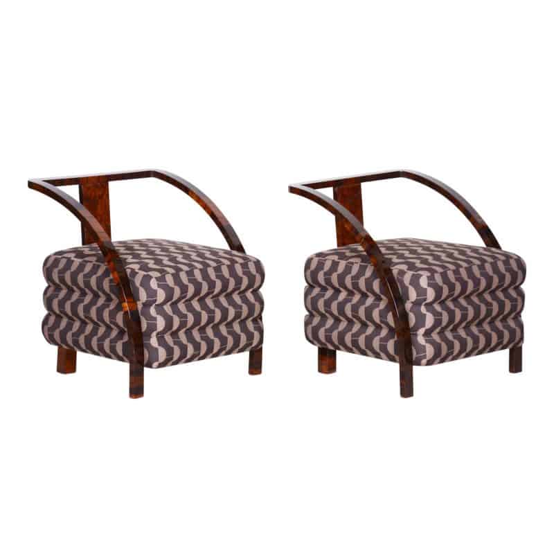 Pair of Art Deco armchairs- styylish