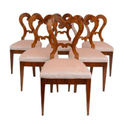 Six Biedermeier style chairs- styylish