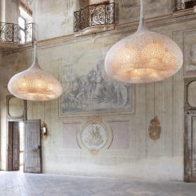 Large Chandelier, Luce Collection, Custom Made in Italy, Hand Made