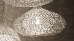 Custom made chandelier- in grey detail - styylish
