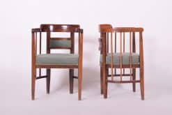 Art Nouveau Chairs and Sofa- chairs front and side- styylish