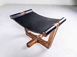 Custom made lounge chair- footstool- styylish