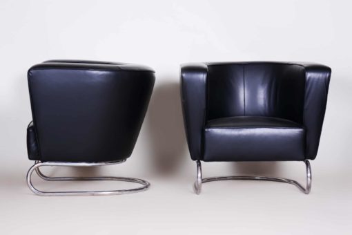 Jindrich Halabala Design Armchairs- front and side- styylish