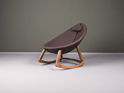 Modern Rocking Chair- three-quarter view- styylish