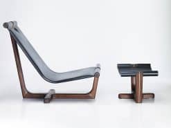 Custom made lounge chair- side view- styylish