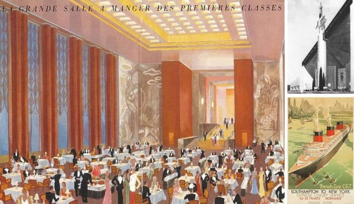 Art Deco Artists-Ocean Liner Dining-Styylish