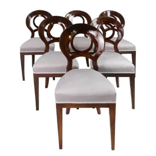 Set of six Biedermeier chairs-styylish