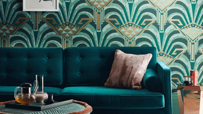 Art Deco Decoration-Colorful Interior-Styylish