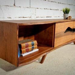 Modern sideboard- walnut with open compartment- styylish
