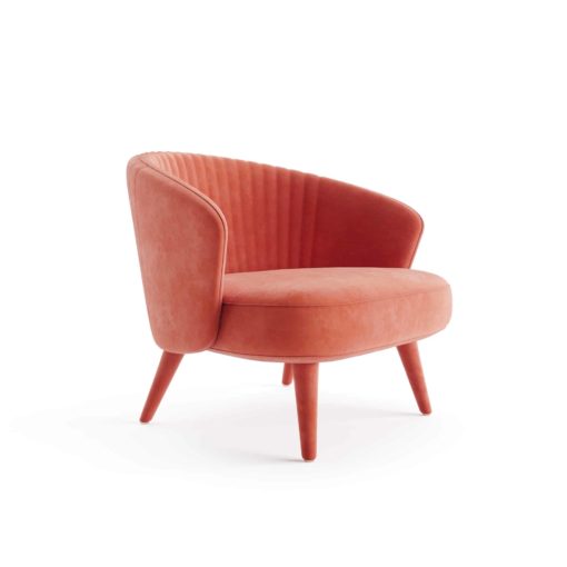 Modern armchair- red- styylish