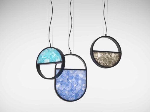 Round Pendant light- combined with other shapes and colors- Styylish