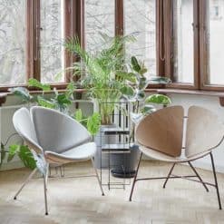 Modern chair-Ginka- set of two in a bow window- styylish