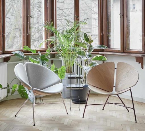 Modern chair-Ginka- set of two in a bow window- styylish