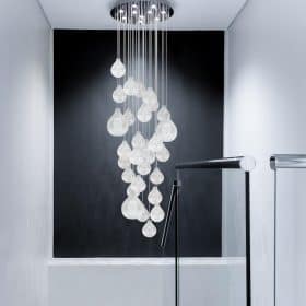 Murano Glass Pendant Lights, France, 21st century, Handblown