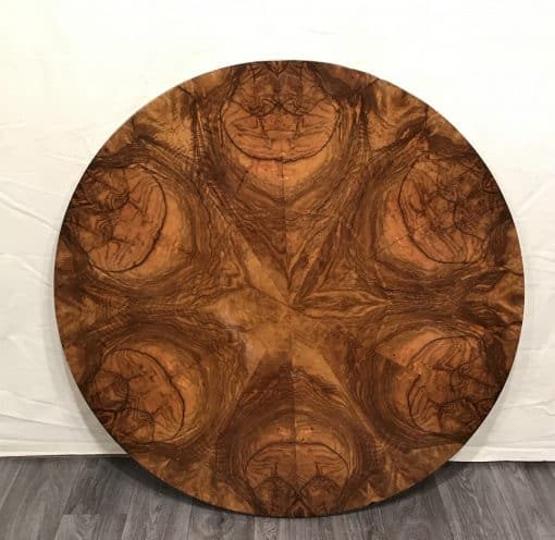 Biedermeier walnut Center table- top view- styylish