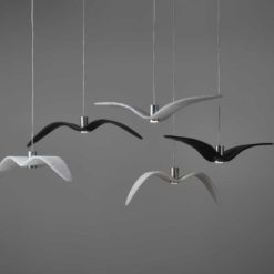 Night Bird pendant light- mix of grey and white- styylish