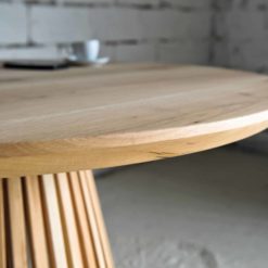 Custom made table- Kyoto, detail of top and base - Styylish