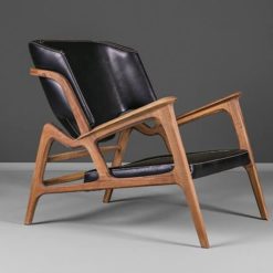 Unique design Armchair- walnut- styylish