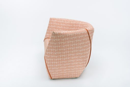 contemporary lounge chair- orange side view- styylish