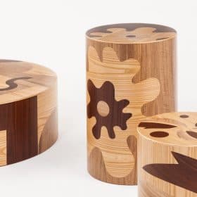 Contemporary Stool designed by Alessandro Mendini, Handmade in Europe