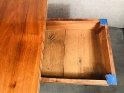 Biedermeier card table- view of the top with storage space- styylish