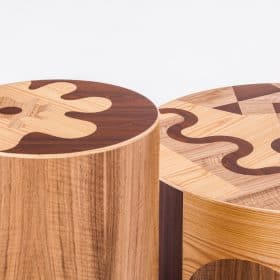 Contemporary Stool designed by Alessandro Mendini, Handmade in Europe