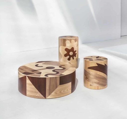 Contemporary stool- collection of three pieces- styylish