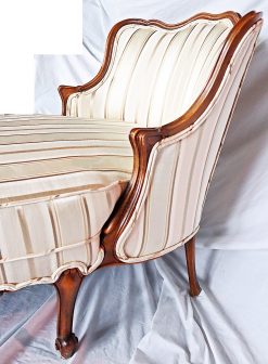 Chaise longue- view of the upper part with backrest- styylish