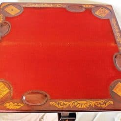 Dutch Game Table- view of card table top- styylish