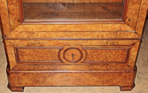 Louis Philippe Bookcase- bottom drawer- styylish