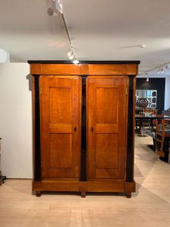 Antique Armoire- Solid cherry wood- front view - styylish