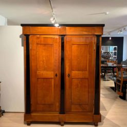 Antique Armoire- Solid cherry wood- front view - styylish